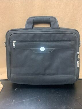 Dell Black Laptop Bag with Front Organizer Pocket